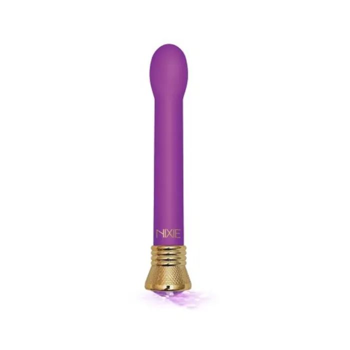 Vibrators Fairvillacom Nixie Mystic Wave Satin Bulb Vibe Amethyst