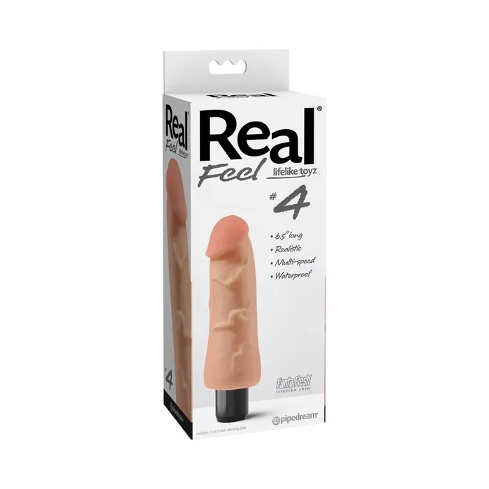 Vibrators Fairvillacom Real Feel Lifelike Toyz No 4 Beige Vibrating Dildo