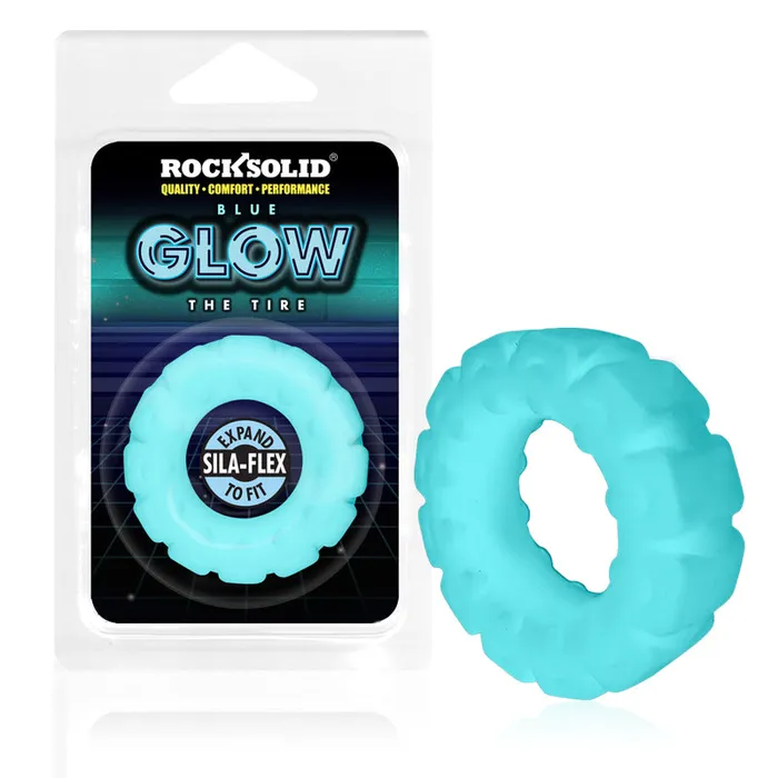 Vibrators Fairvillacom Rock Solid Silaflex GITD Tire Blue