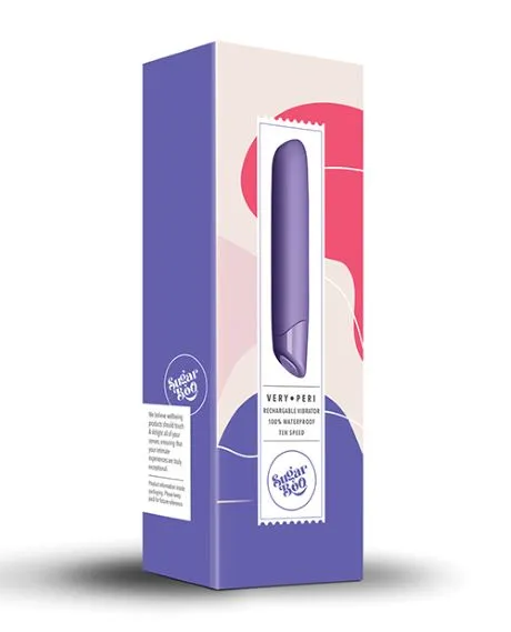 Vibrators Fairvillacom SugarBoo Very Peri Rechargeable Vibrator Purple