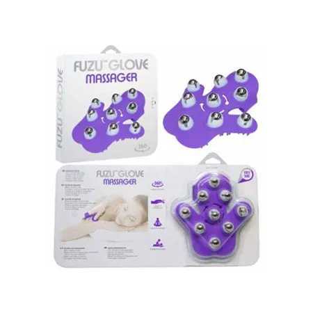 Vibrators Fuzu Fuzu Glove Massager Neon Purple