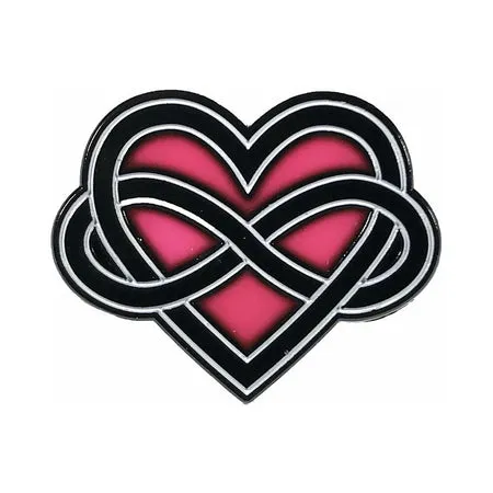 Vibrators Geeky Kinky Infinite Love Polyamory Symbol Enamel Pin Fairvillacom
