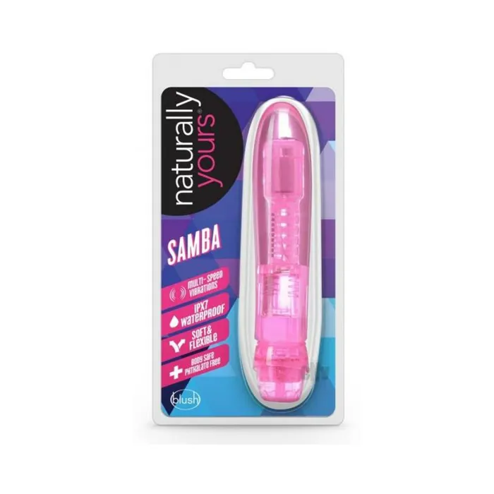 Vibrators Naturally Yours Samba Vibrator Pink Fairvillacom
