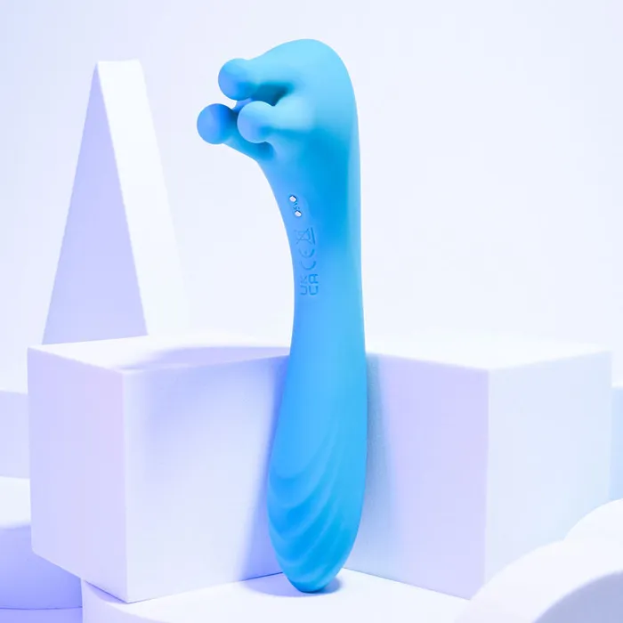 Vibrators ShhhWndsr Evolved HEADS OR TAILS Pussy Massage Vibe Teal Vibrators ShhhWndsr Evolved HEADS OR TAILS Pussy Massage Vibe Teal