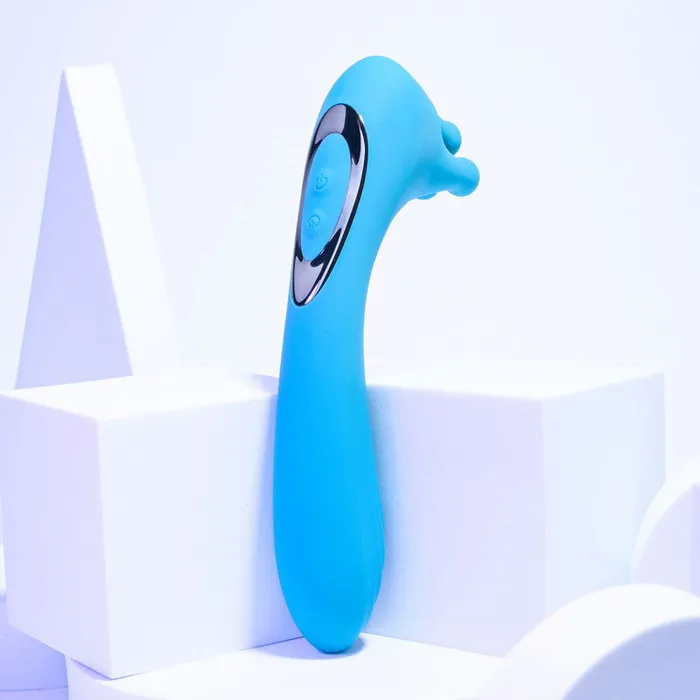 Vibrators ShhhWndsr Evolved HEADS OR TAILS Pussy Massage Vibe Teal Vibrators ShhhWndsr Evolved HEADS OR TAILS Pussy Massage Vibe Teal