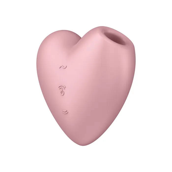 Vibrators ShhhWndsr Satisfyer Cutie Heart Air Pulse Clit sucker Light Red Vibrators ShhhWndsr Satisfyer Cutie Heart Air Pulse Clit sucker Light Red