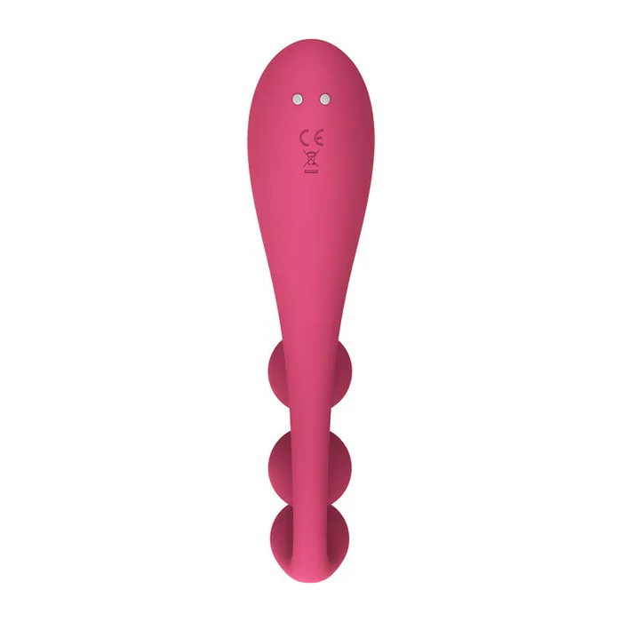 Vibrators ShhhWndsr Satisfyer Tri Ball 1 Multi Use Vibrator Red Vibrators ShhhWndsr Satisfyer Tri Ball 1 Multi Use Vibrator Red