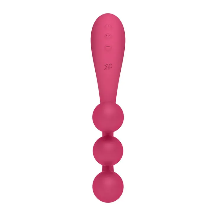 Vibrators ShhhWndsr Satisfyer Tri Ball 1 Multi Use Vibrator Red Vibrators ShhhWndsr Satisfyer Tri Ball 1 Multi Use Vibrator Red