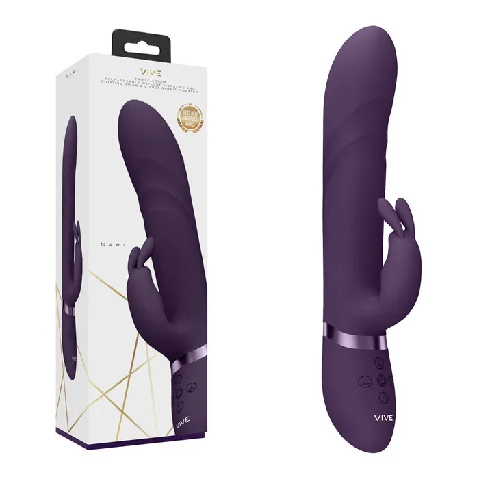 Vibrators ShhhWndsr VIVE Nari Rabbit Vibrator Purple