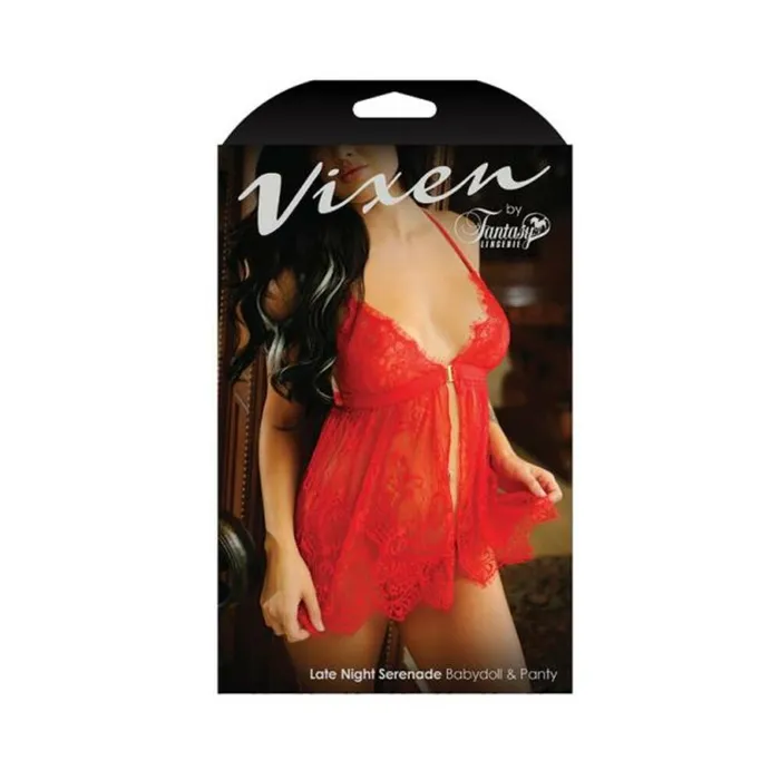 Vixen Late Night Serenade Front Clasp Lace Babydoll Crotchless Gstring Panty Red Lxl Fairvillacom Vibrators Vixen Late Night Serenade Front Clasp Lace Babydoll Crotchless Gstring Panty Red Lxl Fairvillacom Vibrators